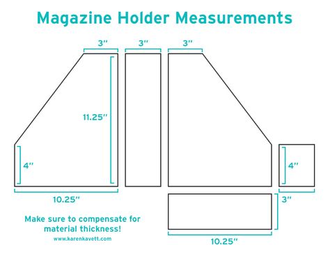 Diy Magazine Holder, Magazine Files, Diy Storage Boxes, Magazine Holder, Diy Magazine, Box Diy, Diy Holder, Craft Room Storage, Kraf Diy