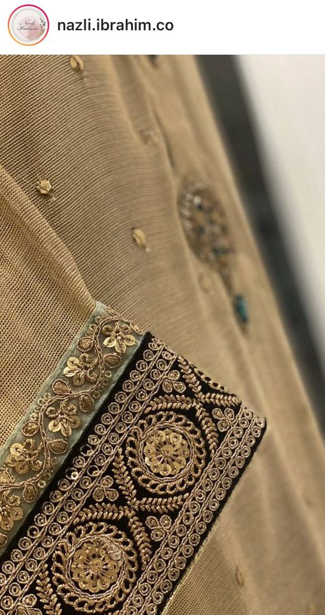 Marodi Work Lehenga, Zardozi Border Designs, Sabyasachi Borders Embroidery, Dori Embroidery Design, Zardozi Work Suits, Dori Work Embroidery Design, Arab Embroidery, Marodi Embroidery, Marori Work