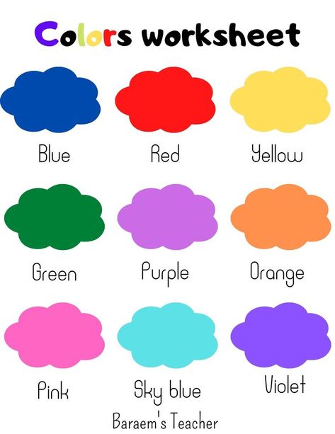 Colours Name For Kids, Kindergarten Classroom Rules, Names Of Colors, Color Names Chart, Kids Song, Color Words, Colorful Rangoli, Floral Wallpaper Phone, Colorful Rangoli Designs