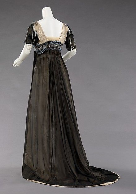 Dress 1900, Thea Porter, House Of Worth, Silk Evening Dress, 1910s Fashion, Edwardian Dress, Silk Chiffon Dress, Designer Evening Dresses, Chiffon Evening Dresses