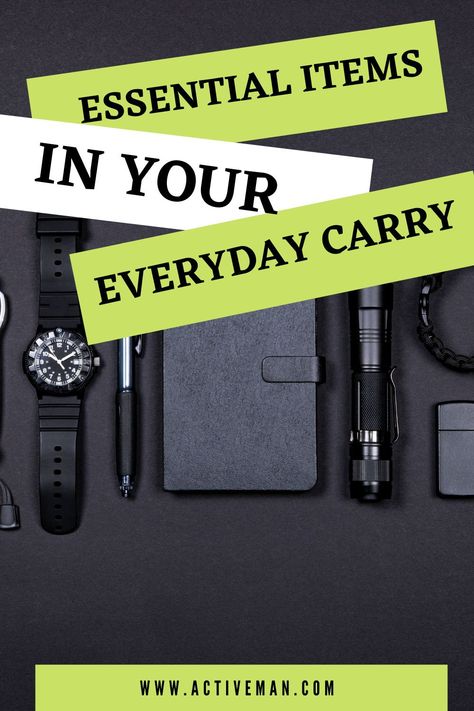 You’re probably already aware of the things you usually take with you when you head out from your home into the outside world. But if you haven’t really thought about the essential items you should have in your everyday carry (EDC) and you’re looking into focusing on what’s important, we’ve got the perfect list for you | essential everyday items | essential everyday | essential bag everyday #everydayessentialitems #essentialitemsedc Edc Bags For Men, Office Bag Essentials, Mens Travel Essentials, Work Bag Essentials, Mens Work Bags, Everyday Carry Essentials, Everyday Carry Edc, Everyday Carry Bag, Men Lifestyle