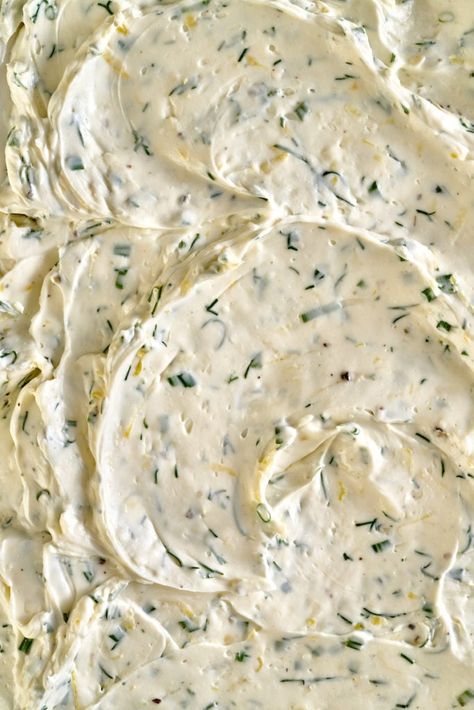 Dill Cream Cheese, Flavored Cream Cheeses, Ultimate Breakfast, Lemon Dill, Sandwich Spread, Creamy Cheese, Fresh Chives, Cooking Instructions, Lemon Recipes