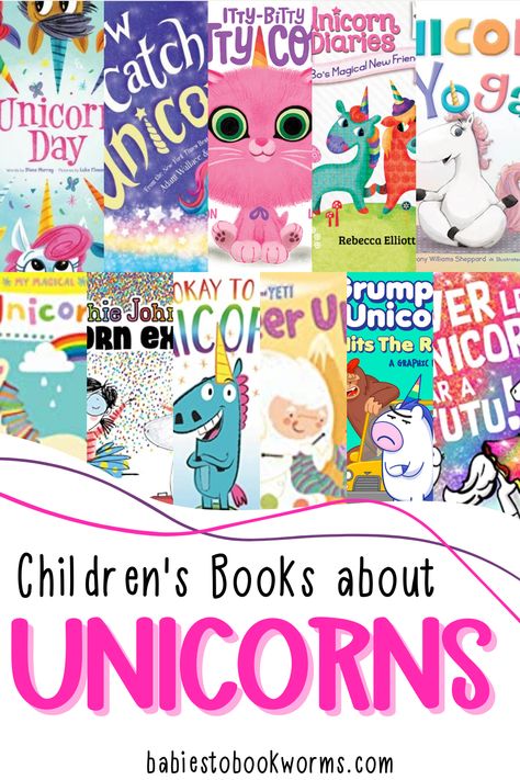 Unicorn Books For Preschool, Unicorn Books For Kids, Literature Recommendations, Unicorn Activities, Storytime Activities, Unicorn Book, Best Books List, Unicorn Books, Homeschool Books