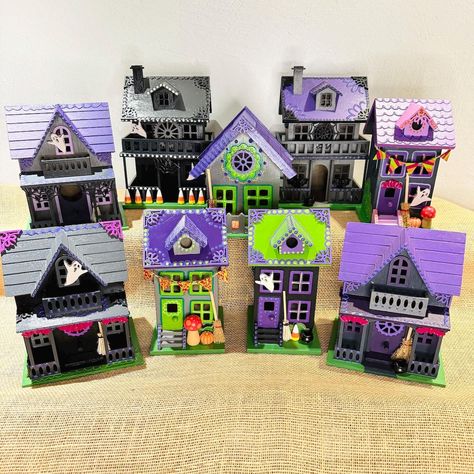 This Seasonal Decor item by AmandaBrackelDesigns has 6 favorites from Etsy shoppers. Ships from Jackson, MI. Listed on Aug 27, 2024 Diy Halloween Village Houses, Kids Village, Diy Halloween Village, Halloween Birdhouse, Houses Traditional, Spooky Houses, Halloween Houses, Haunted House Diy, Fall Autumn Decor