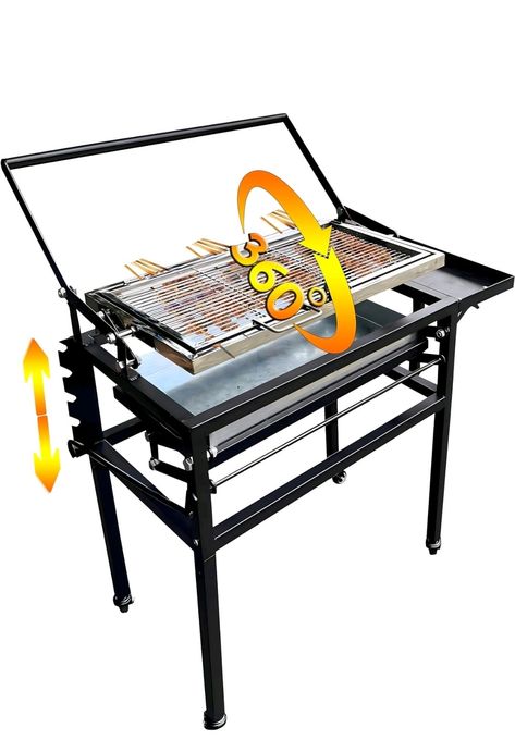 🔥 Upgrade your BBQ game with the Heavy Duty Square Charcoal Grill! Perfect for camping, gardens, and commercial BBQs. 🍖 360° rotating grid and portable design make grilling a breeze. 

Get yours today: https://amzn.to/3SDvdu1 #BBQ #GrillingSeason #OutdoorCooking Barbecue Steak, Barbeque Grill Design, Bbq Games, Barbeque Chicken, Camping Garden, Barbecue Design, Bbq Grill Design, Bbq Food, Portable Grill