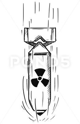 Cartoon Vector of Air Bomb with Nuclear Atomic Symbol Sign Stock Illustration #AD ,#Bomb#Nuclear#Air#Cartoon Nuclear Tattoo Design, Bomb Drawing Ideas, Bomb Drawing Reference, Nuclear Explosion Drawing, Nuclear Illustration, Nuke Drawing, Nuclear Tattoo, Bomb Illustration, Air Cartoon