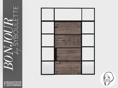 The Sims Resource - Bonjour - Industrial steel frame front door Sims 4 Cheats, Sims 4 Tsr, Die Sims 4, Sims 4 Traits, The Sims 4 Skin, Play Sims 4, Pelo Sims, Free Sims 4, The Sims 4 Packs