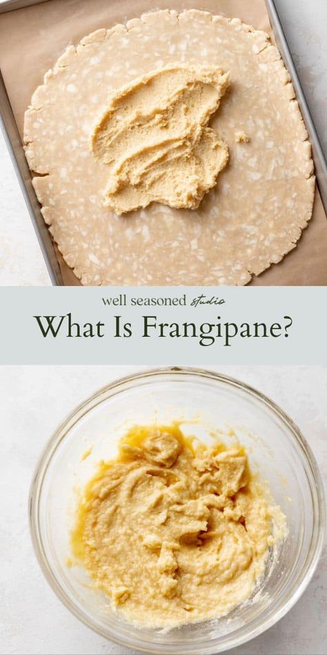 Making homemade frangipane. Frangipane Recipe, Almond Paste Recipes, Almond Pie, Bake Off Recipes, Almond Pastry, Frangipane Tart, Cake Filling, Galette Recipe, Baking Hacks