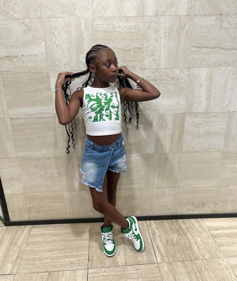 Hairstyles Black Girls Braids Kids, Little Black Girls Back To School Outfits, Pretty 12 Year Black, 12 Year Girl Black Pretty, Cute Little Kid Outfits Girl Black, Cute Black Girls Kids 10-11, Black Teenagers, Black Kids Fashion, Comfy Casual Outfits