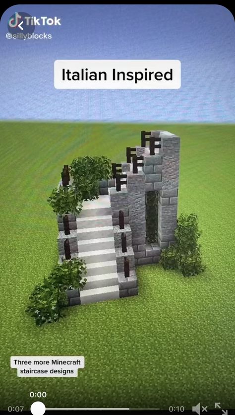 Minecraft Staircase Design, Minecraft Staircase, Case Minecraft, Rumah Minecraft Sederhana, Minecraft Mansion, Minecraft House Plans, Bangunan Minecraft, Minecraft Modern, Minecraft Cottage