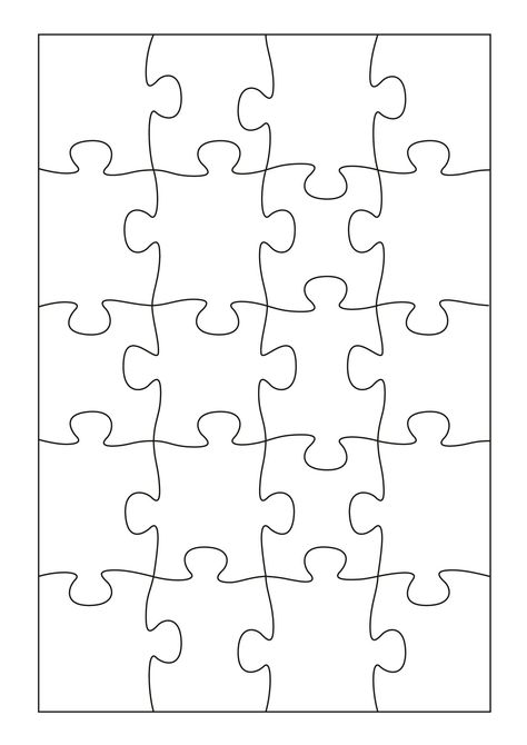 Puzzle Piece Template, Puzzle Piece Art, Puzzle Piece Crafts, Puzzle Maker, Free Printable Puzzles, Make Your Own Puzzle, Diy Puzzles, Puzzle Crafts, Printable Puzzles