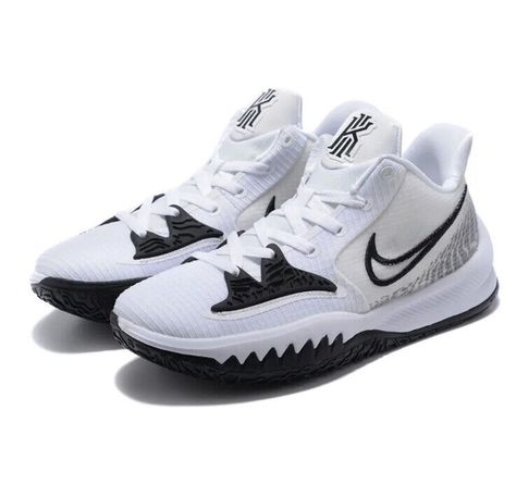 Size 15-Nike Kyrie Irving 4 Low TB White Black Oreo Grey DA7803-100 - Mens. Zapatillas Kyrie Irving, Nike Kyrie Low 4, Kyrie Low 4, Mens Volleyball Shoes, Kyrie Irving Shoes, Best Volleyball Shoes, Basketball Shoes For Men, Best Basketball Shoes, Slip Resistant Shoes