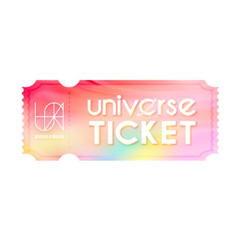 Ticket Logo, Universe Ticket, Debut Invitation, Reality Show, Universe, Poster Prints, Doodles, ? Logo, Collage