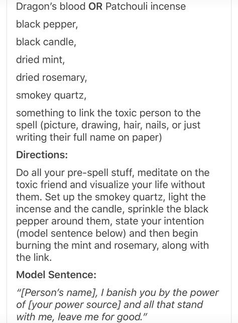 Spell to banish a toxic friend Friendship Spells Best Friends, Spells For Friends, Spells For Toxic People, Spells To Help A Friend, Protection From Toxic People Spell, Spells To Remove Toxic People, Banishment Spell Person, Spell To Help A Friend, Spell To Remove Toxic People