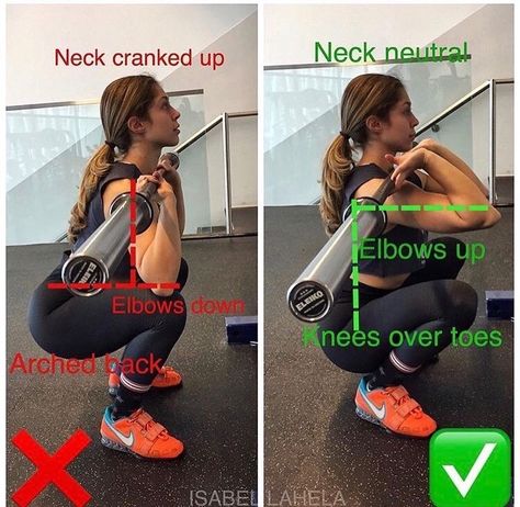 Squat Technique, Fitness Before After, Squat Form, Gym Partner, Front Squat, Fit Girl Motivation, Mobility Exercises, An Exercise, Gym Workout Tips