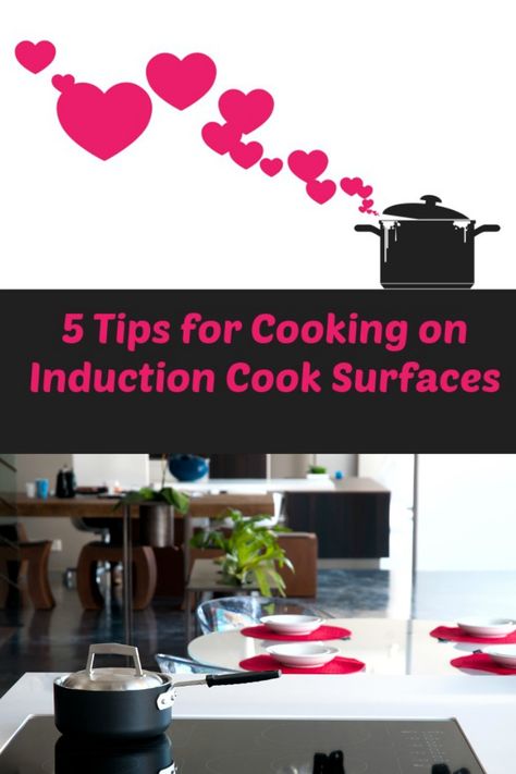 Cooking on an Induction Surface is different. Here are my 5 Tips for Cooking on Induction Cook Surfaces. Now I love my new cook top! Copper Chef, Tips For Cooking, Induction Stove Top, New Kitchen Gadgets, New Stove, Kitchen Technology, Induction Range, Induction Stove, Induction Cooking