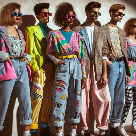 Fashion, like history, has an uncanny way of repeating itself, and the nostalgia-fueled resurgence of 1980s trends is a testament to this phenomenon. ... 70/80s Fashion, 90s Revival Fashion, 80s Miami Fashion, 80s Clothes 1980s Fashion Trends, 1980 Fashion Trends, Ankle Boots With Skirts, Best 80s Costumes, 1980s Trends, 80s Aesthetic Outfits