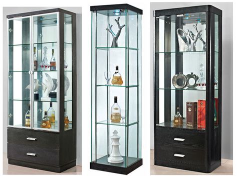 10 Best Glass Showcase Designs With Pictures | Styles At Life Showcase Designs For Hall, Wall Showcase Design, Glass Bathroom Cabinet, Tv Showcase Design, Living Room Display Cabinet, Showcase Designs, Showcase Cabinet, Design Cafe, Latest Kitchen Designs