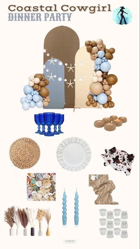 Coastal Cowgirl Birthday, Coastal Cowgirl Party, Birthday Inspo, Cowgirl Aesthetic, Cowgirl Birthday, Coastal Grandmother, Cowgirl Party, Birthday Planning, Coastal Cowgirl