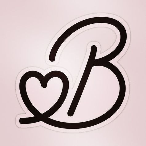 Fancy Letter B, B Drawing, Letter B Tattoo, B Letter Images, Cute Hand Tattoos, Scenic Wallpaper, I Love You Pictures, Cute Banners, Fancy Letters