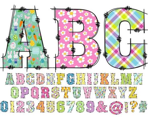 Canva frames alphabet font Easter Letters, Canva Alphabet, Easter Fonts, Tutorial Canva, Alphabet Frames, Frames Collage, Canva Frames, Letters Png, Doodle Letters