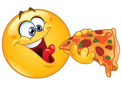 It’s pizza night y’all!                                                                                                                                                                                 Más Pizza Emoji, Lach Smiley, Images Emoji, Emoticons Emojis, Emoji Symbols, Funny Emoji Faces, Eating Pizza, Funny Emoticons, Emoji Birthday