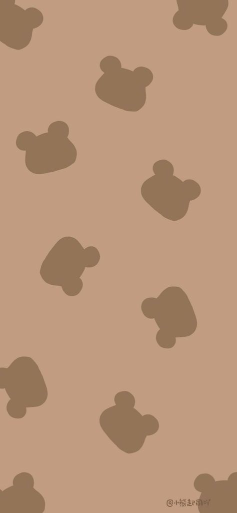 LOCKSCREENS, bears Brown Background, Bears, Pattern, Black