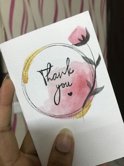 #cards #thankyoucards #floral #pink #heart #TheRideToSidArt Thank You Page For Project, Thank You Page Design For Project, Card Front Page Ideas, English Cover Page Ideas, English Project Cover Page Ideas, English Cover Page, Page Boarders, Cover Page For Project, Cover Page Ideas