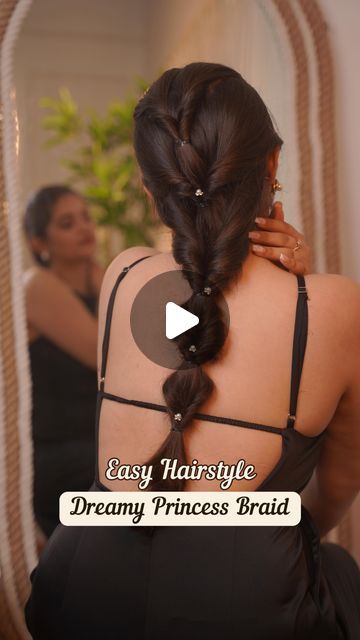 Traditional Hairstyle For Kids, Open Hairstyles Indian Wedding, Pearl Clips, Princess Braid, Very Easy Hairstyles, Hair Stayl, Beauty Hacks Skincare, Diy Wedding Backdrop, Indian Look