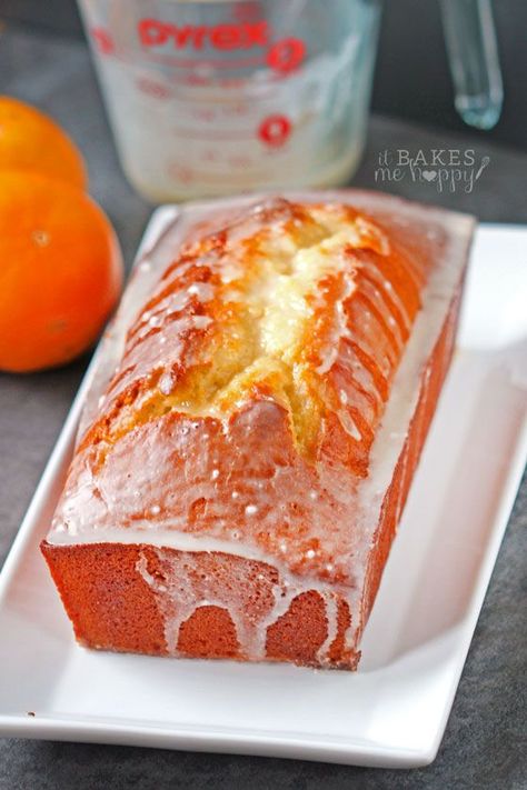 Glazed Tangerine Cake Tangerine Cake Recipes, Maderia Cake, Tangerine Cake, Tangerine Recipes, Tangerine Tree, Orange Pound Cake, Pound Cakes, Loaf Cake, Quick Breads