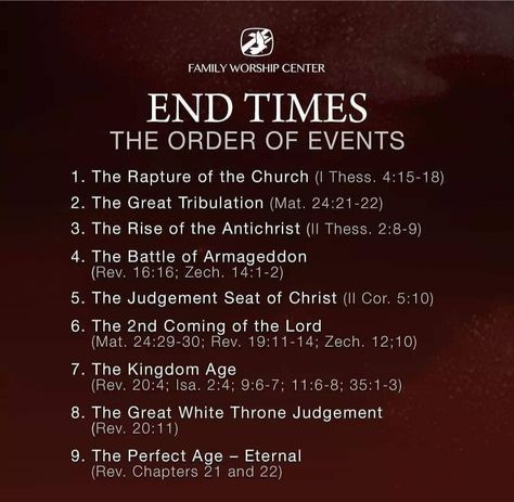 Revelation Bible Study, Learn The Bible, Revelation Bible, Order Of Events, The End Times, Bible Study Topics, Bible Study Help, End Times, Bible Study Notebook