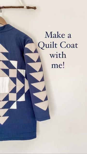 Diy Quilted Jacket, Quilt Jacket Pattern, Quilt Coat Pattern, Quilted Sweatshirt Jacket, Quilted Coat Pattern, Fashion Sewing Projects, Quilted Jacket Pattern, Quilted Clothing, Patchwork Clothes