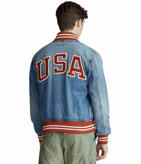 Winter Jeans, Ralph Lauren Denim, Letterman Jacket, Outerwear Vest, Baseball Jacket, Cotton Polo, Acid Wash, Mens Denim, Jeans Denim