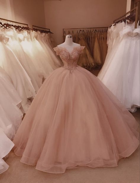 Gown For Debut, Pink Sweet 16 Dress, Prom Dress Off The Shoulder, Debut Gowns, Xv Dresses, Quinceanera Themes Dresses, Sweet Sixteen Dresses, 15 Dresses Quinceanera, Quinceanera Dresses Pink