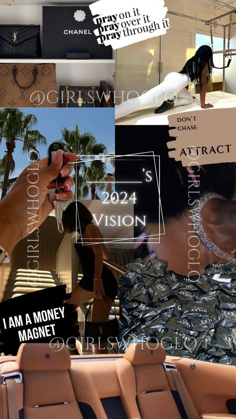 luxury life 2024 Vision Board Luxury, Vision Board Luxury, Digital Vision Board Template, Dess Dior, Dark Luxury, Jayda Cheaves, Vision Board Collage, Vision Board Template, Board Wallpaper