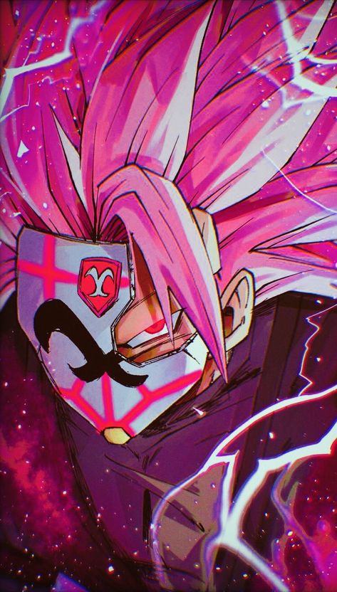 Goku Black Wallpaper, Goku Black, Black Wallpaper, To Share, Anime, Pink, Black