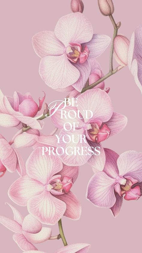 Be proud of your progress quote Facebook story template | premium image by rawpixel.com / Aew Flowers Quotes Aesthetic, Be Proud Of Your Progress, Lily Purple, Facebook Story, Draw Flowers, Realistic Drawing, Be Gentle, Pretty Wallpaper Iphone, Homescreen Wallpaper