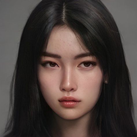 An image generated by Artbreeder. A collaborative tool for discovering images. Zodiac Aquarius, Desain Buklet, Character Inspiration Male, Female Character Inspiration, Digital Portrait Art, Face Characters, Face Reference, Korean Art, Personality Type