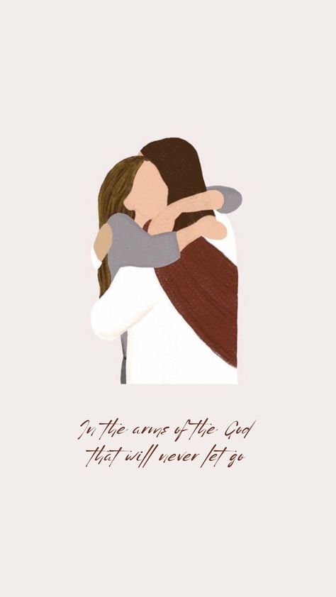 Jesus Hug Me Cartoon, Jesus Hugging Me, Hugging Jesus, Jesus Hugging, Gold Wallpaper Background, Christian Wallpapers, Divine Mercy, Bible Quote, Gold Wallpaper