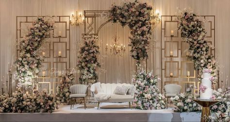 Minimal Wedding Decor, Indoor Wedding Decorations, Indian Wedding Decorations Receptions, Engagement Stage Decoration, Nikah Decor, Wedding Decoration Diy, Indian Wedding Decor, Indoor Wedding Receptions, Wedding Background Decoration