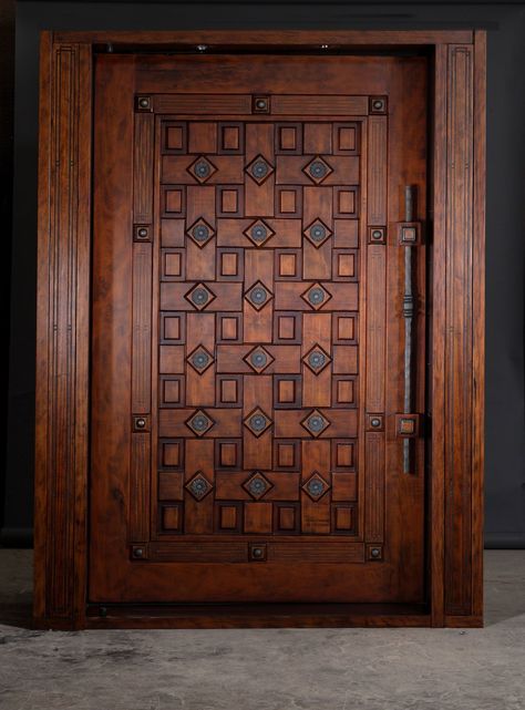 40 Stylish Modern Wooden Door Design Ideas - Engineering Discoveries Entrance Door Decor, Pintu Interior, Door Design Ideas, Room Door Decorations, Rustic Front Door, Modern Wooden Doors, Custom Front Doors, Main Entrance Door Design, Front Door Design Wood