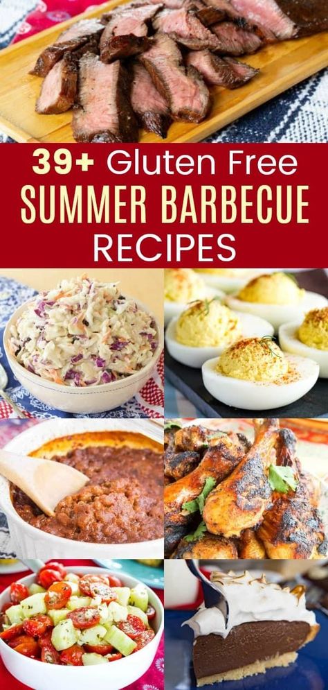 Gluten Free Summer Recipes, Gluten Free Bbq Recipes, Gluten Free Potluck, Gluten Free Picnic, Gluten Free Grilling, Summer Barbecue Food, The Best Appetizers, Chicken Barbecue, Gluten Free Bbq