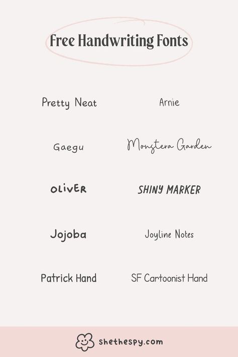 Cute Fonts For Notes, Best Fonts For Goodnotes, Aesthetic Fonts Onenote, Fonts In Goodnotes, Goodnotes Fonts Handwriting, Best Goodnotes Fonts, Goodnotes Handwriting Font, Ipad Fonts Free, One Note Notes Aesthetic