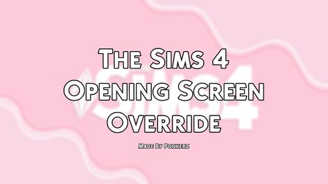 Sims 4 Opening Screen Override, The Sims 4 Loading Screen, Sims 4 Mods Clothes, Blue Boots, Sims 4 Mods, Sims 2, The Sims 4, The Sims, Sims 4