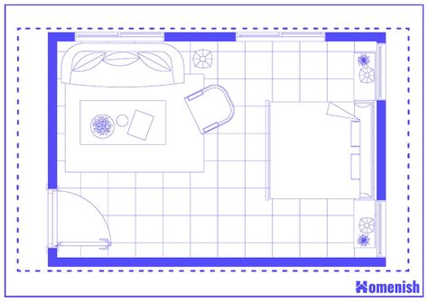 12 Bedroom with a Couch Layouts (with Floor Plans) - Homenish Couch In Bedroom Layout, Couch And Tv In Bedroom, Bedroom With Loveseat Layout, Master Suite Layout With Sitting Area Floor Plan, Bedroom With Sofa Ideas Layout, Big Room Ideas Bedrooms With Couch, Loveseat In Bedroom Master Suite, Couch In Master Room, Bedroom And Living Room In One Layout