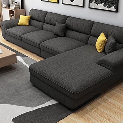 U Shaped Sofa Designs For Your Living Room Decorate Your Living Room | Cool Ideas | Home Decor Ideas L Type Sofa Living Rooms Indian, Modern L Shape Sofa Design Living Rooms, Simple Sofa Design, L Shape Sofa Living Room, Sofa Design Living Rooms Indian, Modern Living Room Sofa Set, Sofa L Shape, Bnb Ideas, L Shaped Sofa Designs