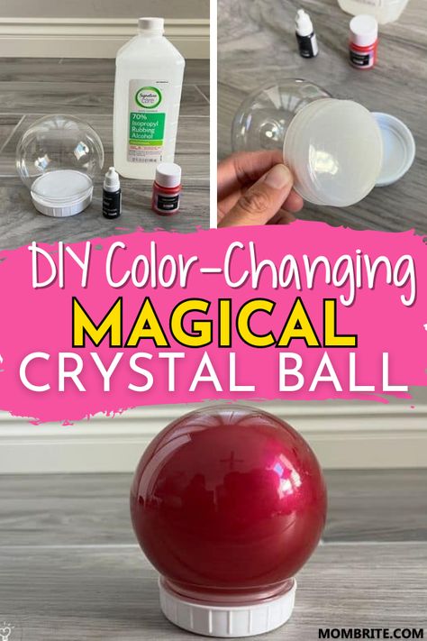 Take a step into the enchanting world of DIY. Learn how to create a 'Magical DIY Color-Changing Crystal Ball', full of shimmering colors that shift with your every glance. Or immerse yourself in the magical world of Hogwarts with engaging 'Harry Potter Activities'. Intensify the magic with another hands-on experience of creating another 'Magical DIY Color-Changing Crystal Ball'. Transform your simple and mundane days into a wonderful world of magic and creativity. Magic For Kids Activities, Crystal Balls Diy, Sensory Craft Ideas, Fantasy Crafts For Adults, Magic Diy Crafts, How To Make A Crystal Ball, Crafts For 5 Year, Diy Magic Tricks, How To Crystalize A Book