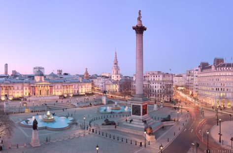 Trafalgar Square Twilight Panorama ... Trafalgar Square London, London Football, 360 Photography, 360 Virtual Tour, Places To Rent, Piccadilly Circus, Trafalgar Square, London Photography, London Underground