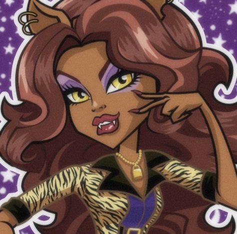 Monster High Makeup, Arte Monster High, Monster High Pictures, Clawdeen Wolf, Monster High Art, Cartoon Monsters, Monster High Characters, Yumeko Jabami, Purple Girls