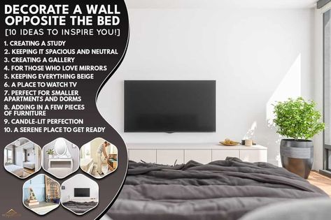 Bedroom Wall Ideas Opposite Bed, Decorate Wall Opposite Bed, Wall In Front Of Bed Decor, Bedroom Wall Decor Opposite Bed, Bedroom Opposite Wall Ideas, Opposite Bed Wall Decor, Opposite Bed Wall, Wall In Front Of Bed, Bedroom Wall Opposite Bed